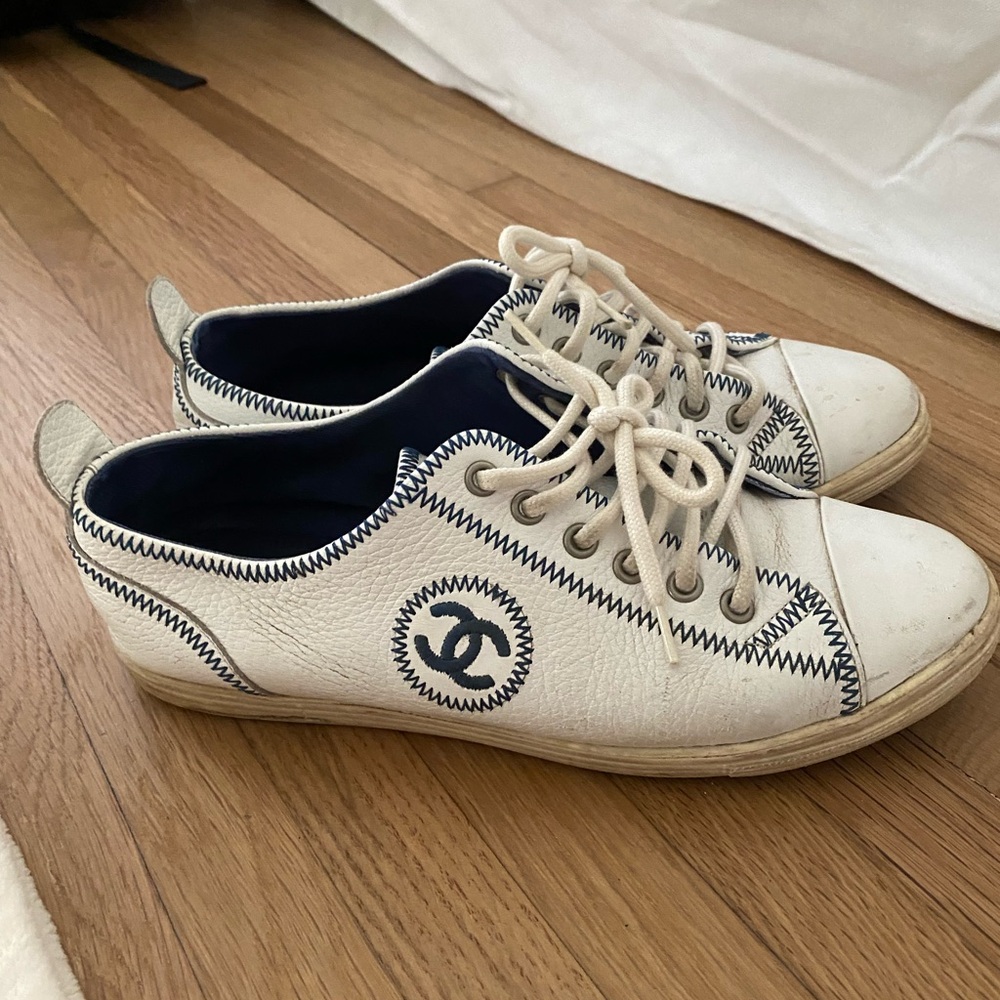Chanel sneakers! Used but still has so much life left!